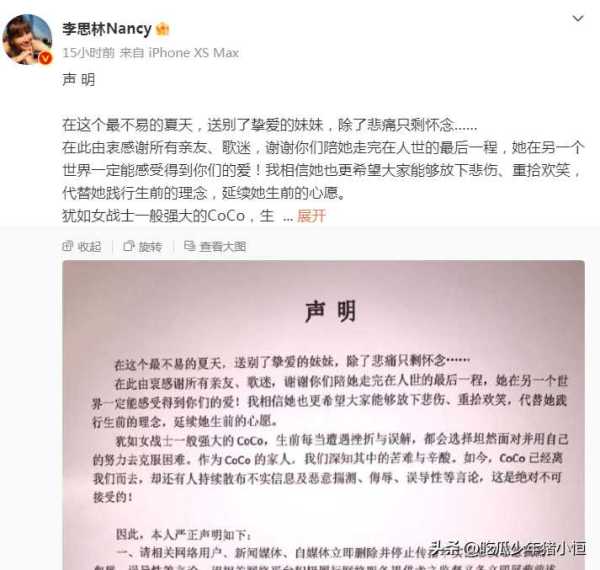 疑似李玟生前与二姐争吵音频曝光