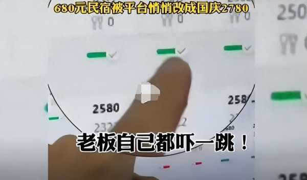 80元民宿被平台调成2780元