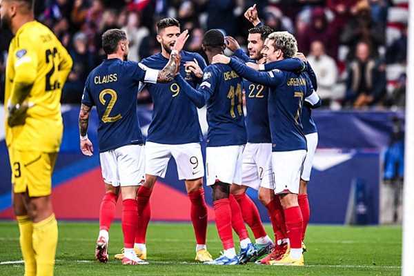 法国14:0直布罗陀!创队史最大赢球纪录