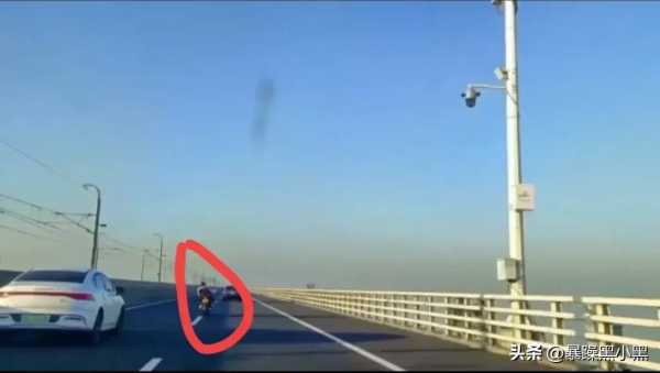 女骑手超车被弹飞坠湖身亡!南京石臼湖特大桥